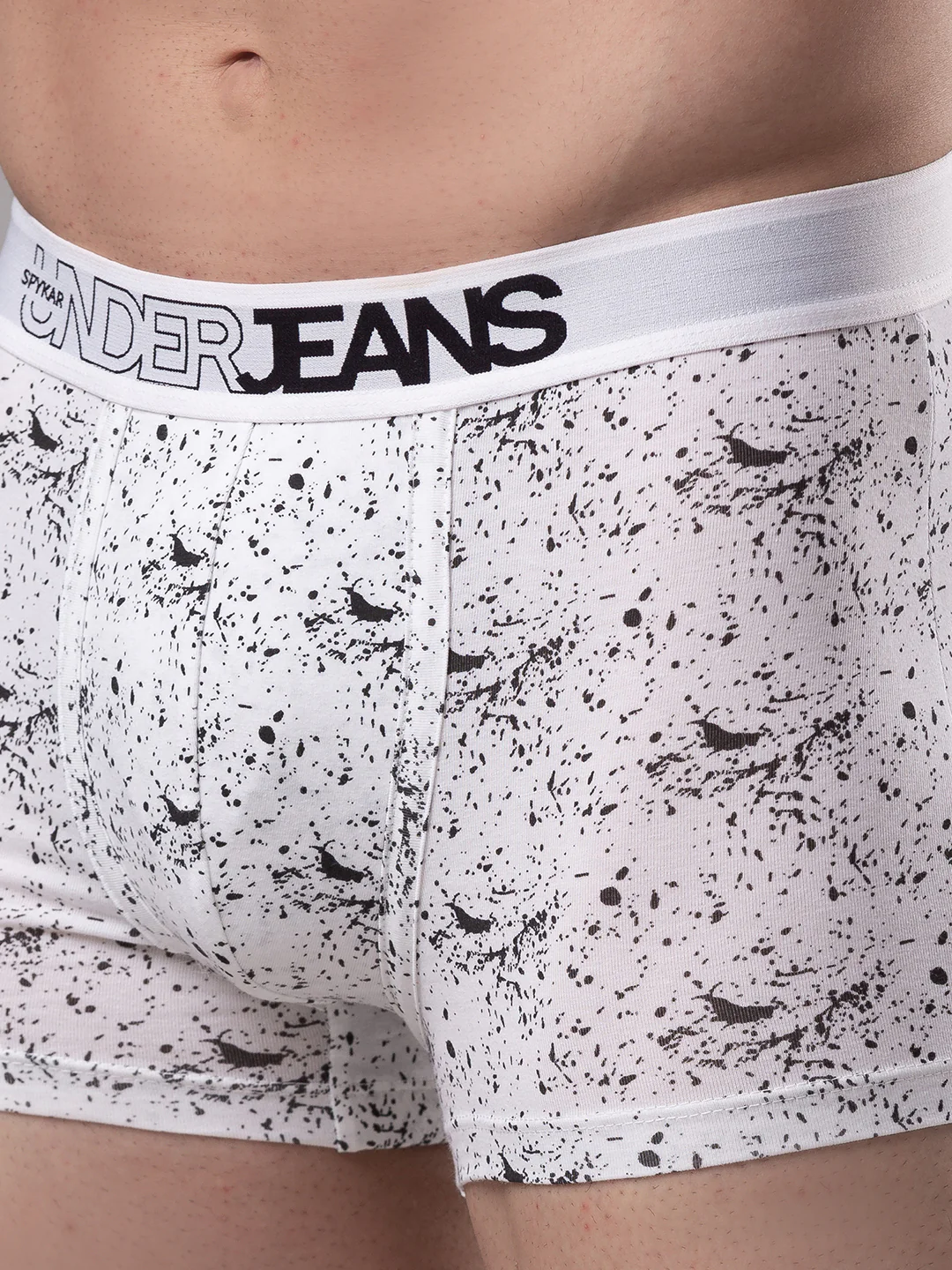 Underjeans White Cotton Blend Trunk - Image 5