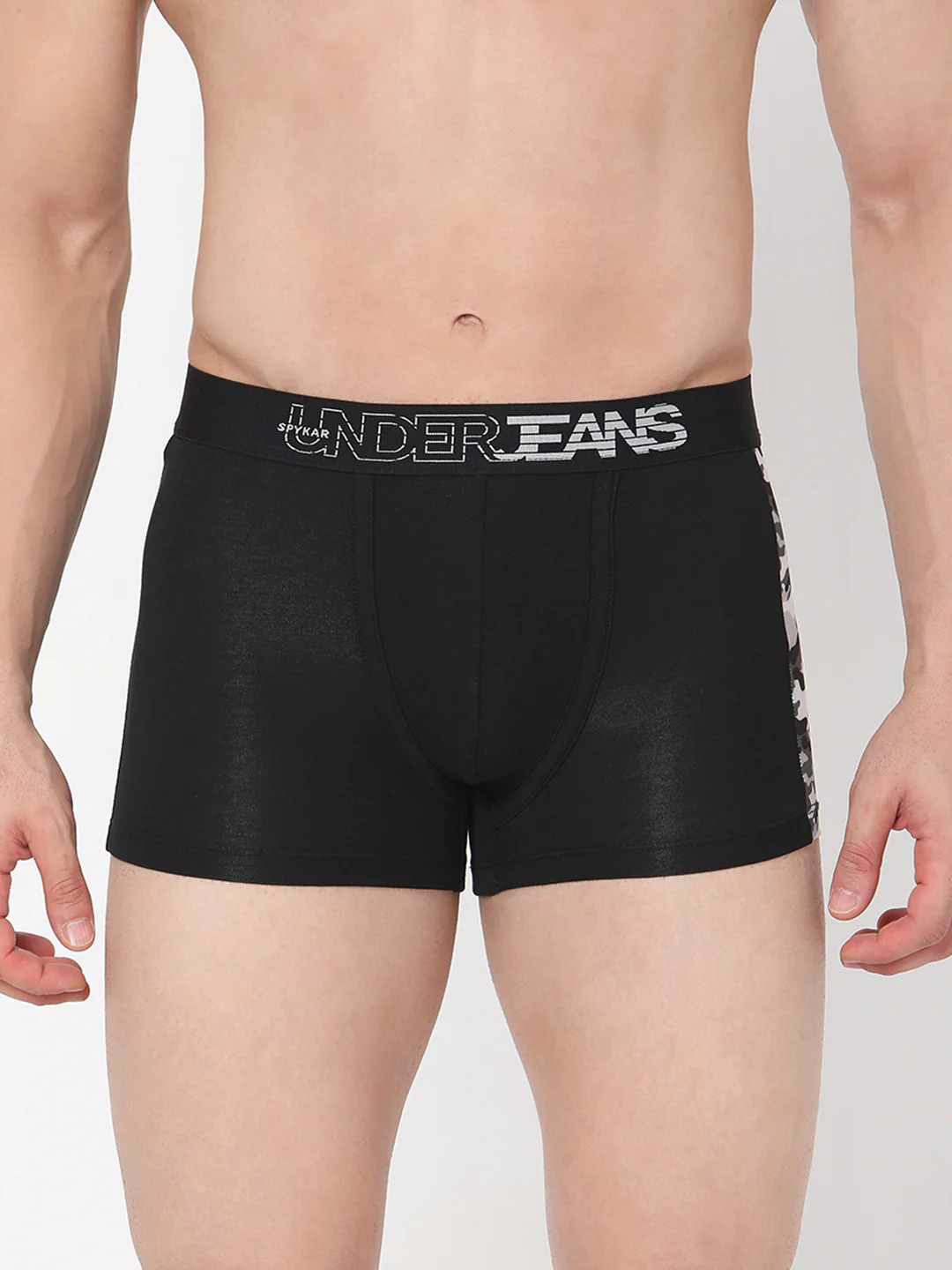 Underjeans Black Cotton Blend Trunk - Image 2