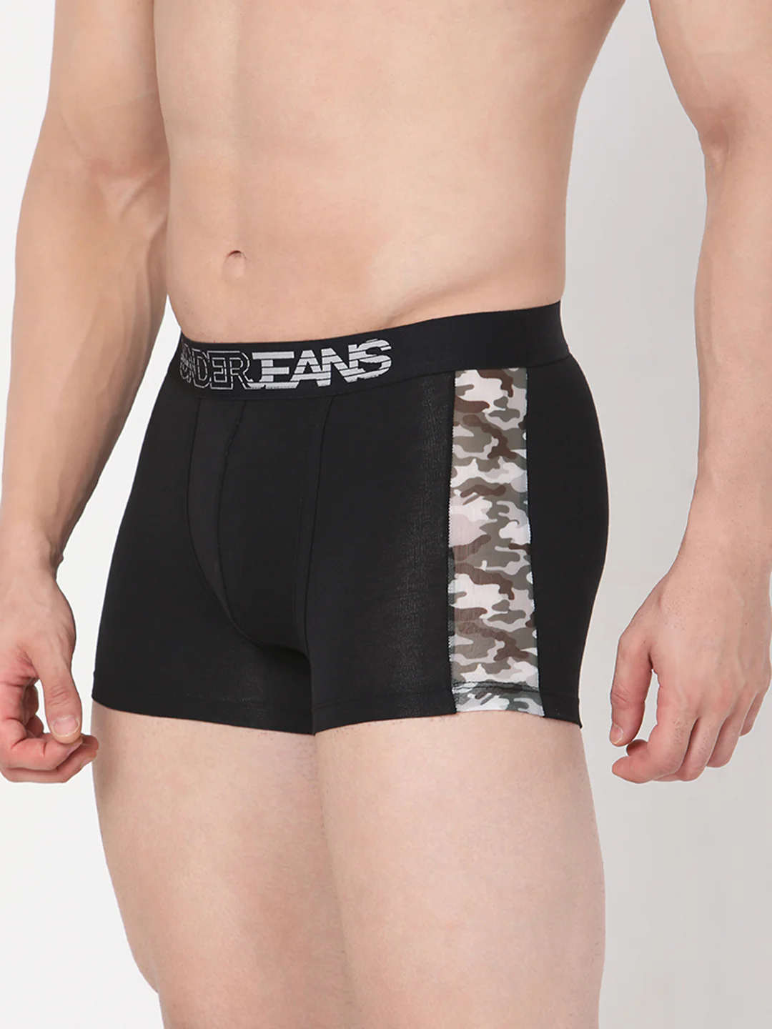 Underjeans Black Cotton Blend Trunk - Image 4