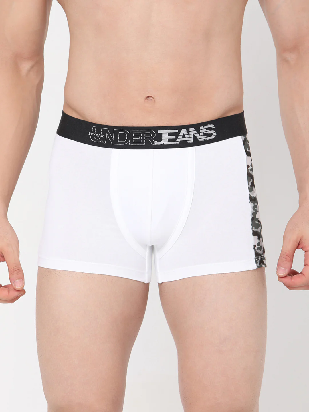 Underjeans White Cotton Blend Trunk - Image 2