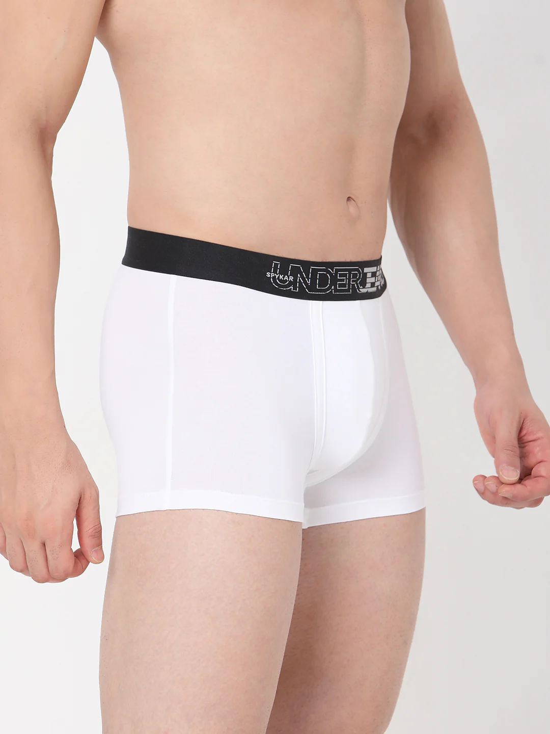 Underjeans White Cotton Blend Trunk - Image 3