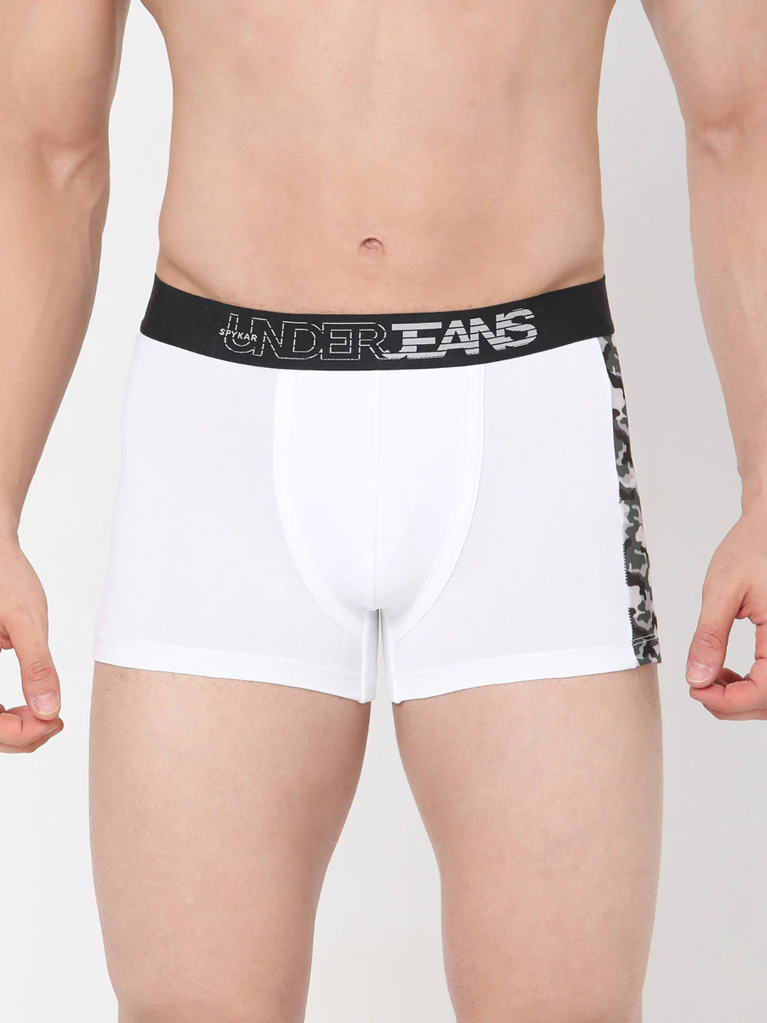 Underjeans White Cotton Blend Trunk - Image 6