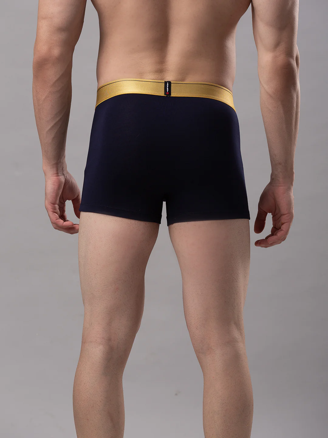 Underjeans Navy Cotton Blend Trunk - Image 3
