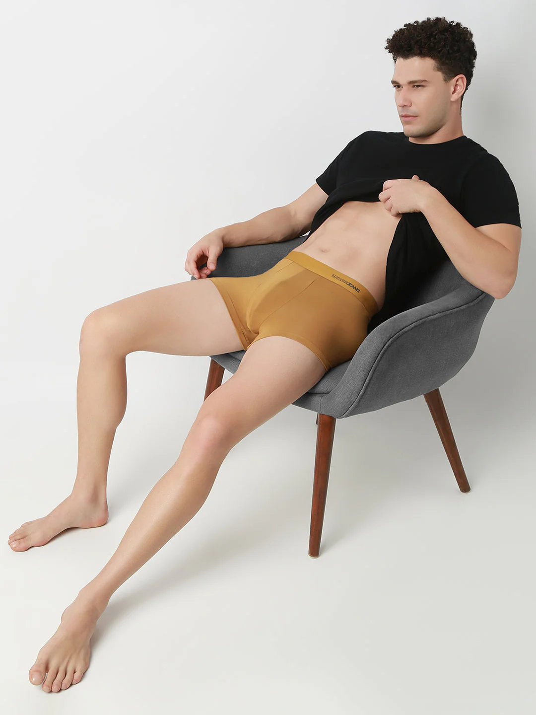 Underjeans Solid Khaki Trunk - Image 6