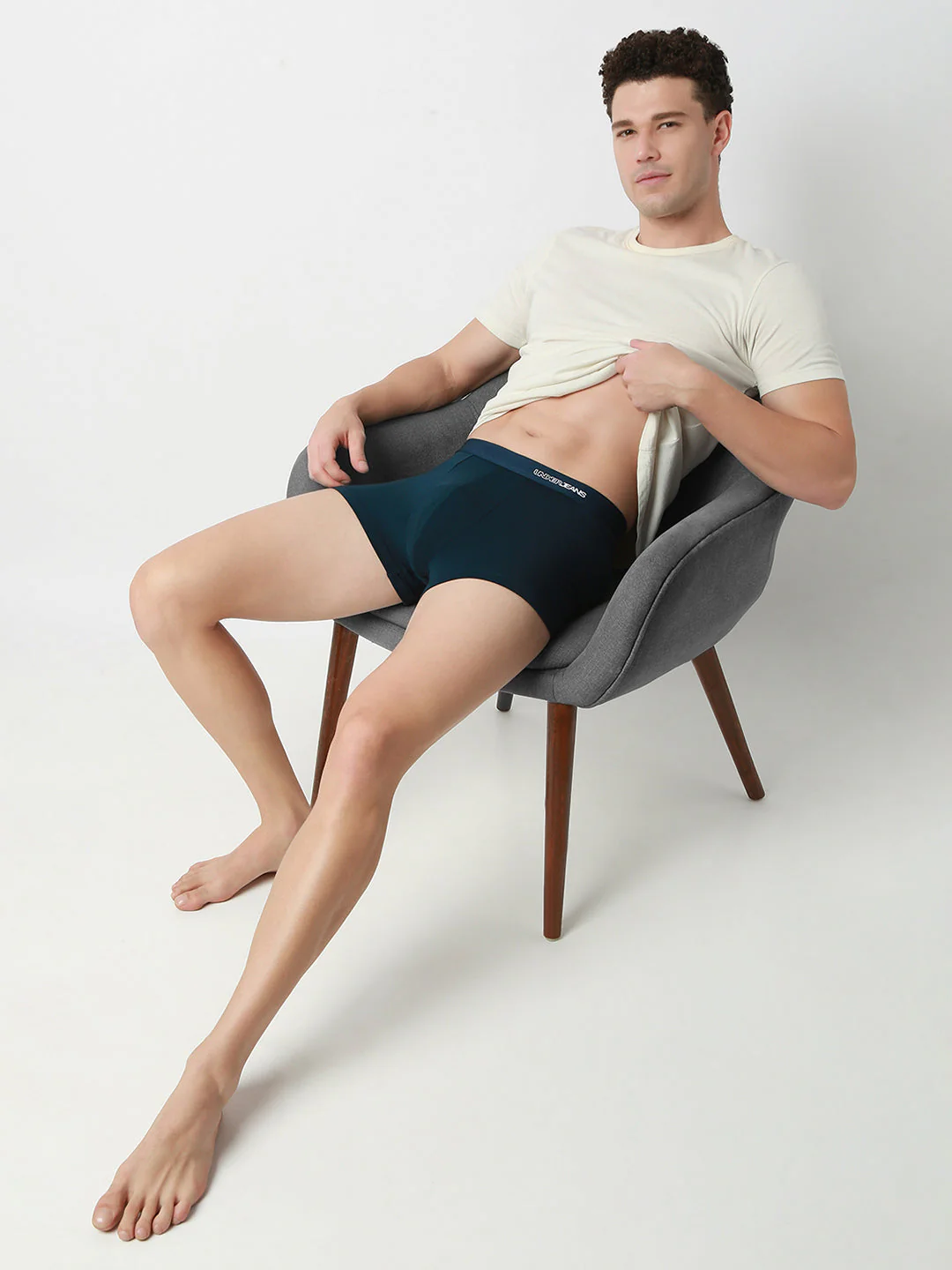 Underjeans Solid Teal Green Trunk - Image 6