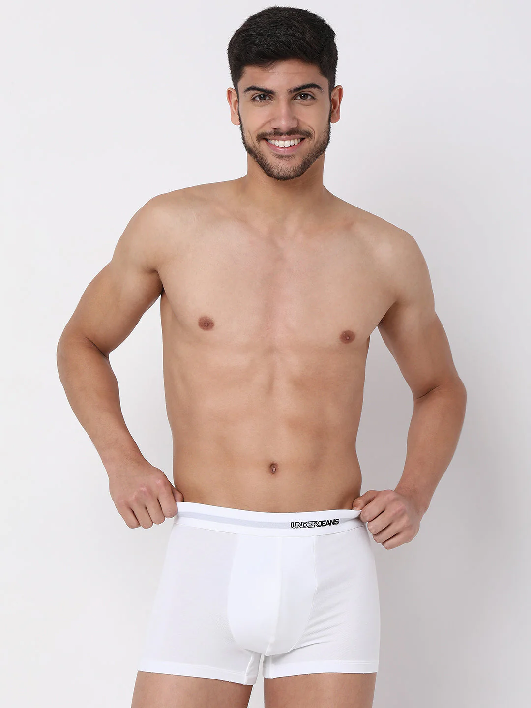 Underjeans White Micromodal Trunk