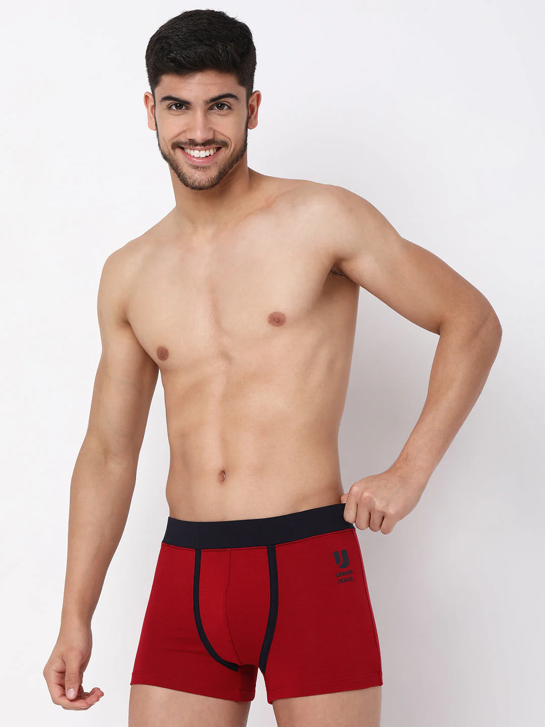Underjeans Cotton Blend Maroon Trunk