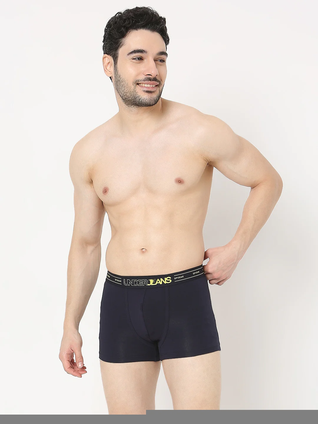 Underjeans Navy Regular Fit Trunk