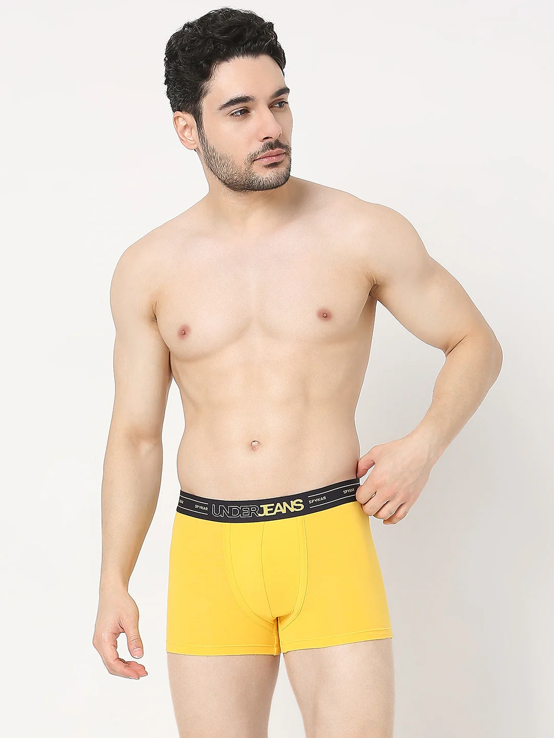 Underjeans Yellow Regular Fit Trunk