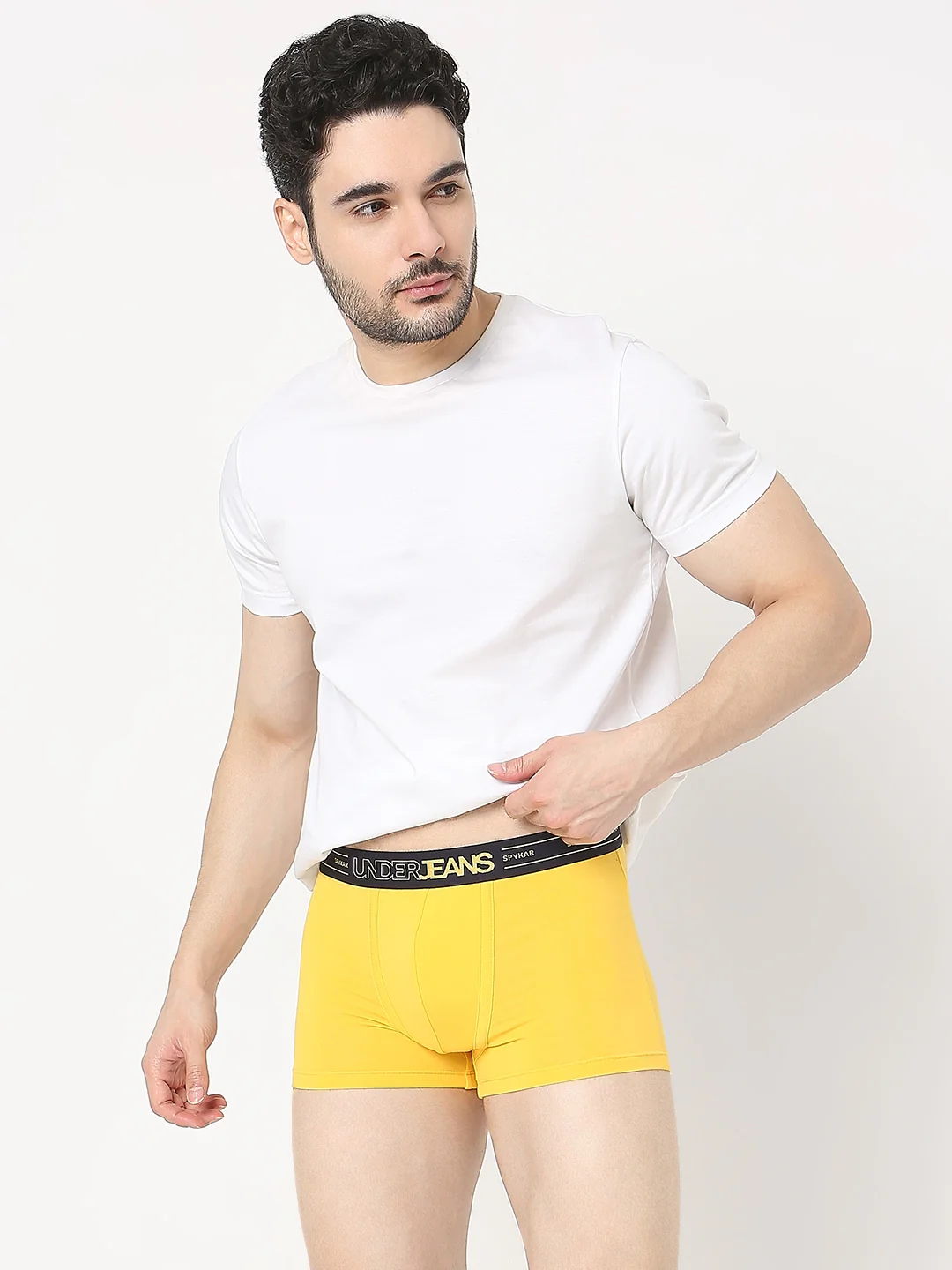 Underjeans Yellow Regular Fit Trunk - Image 7