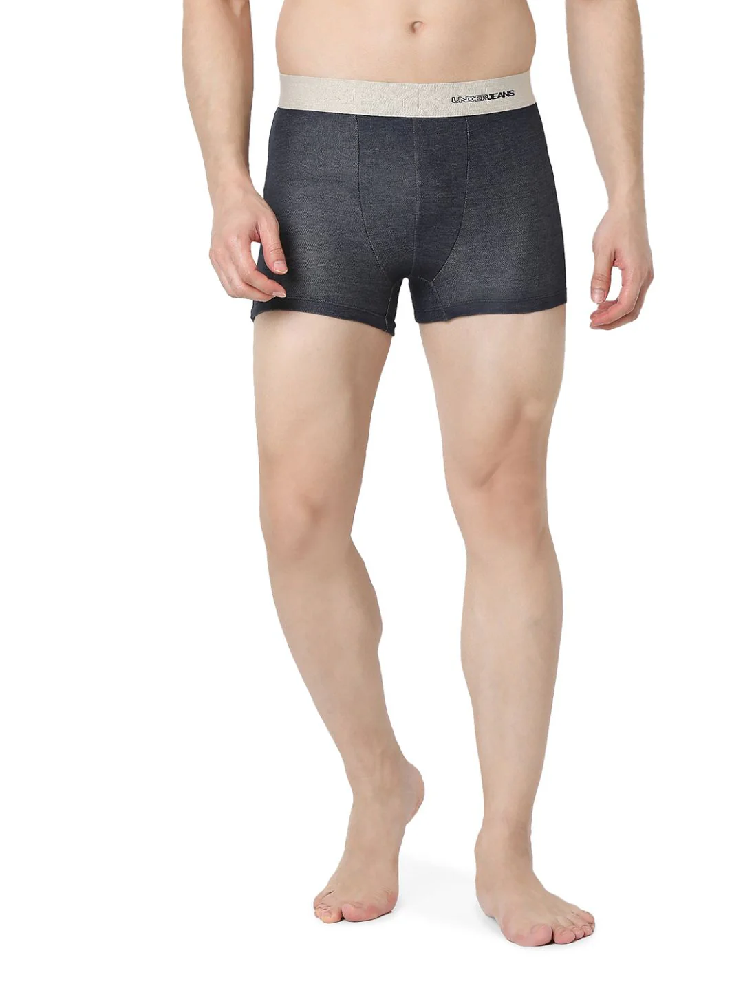 Underjeans Dark Blue Regular Fit Trunk - Image 2