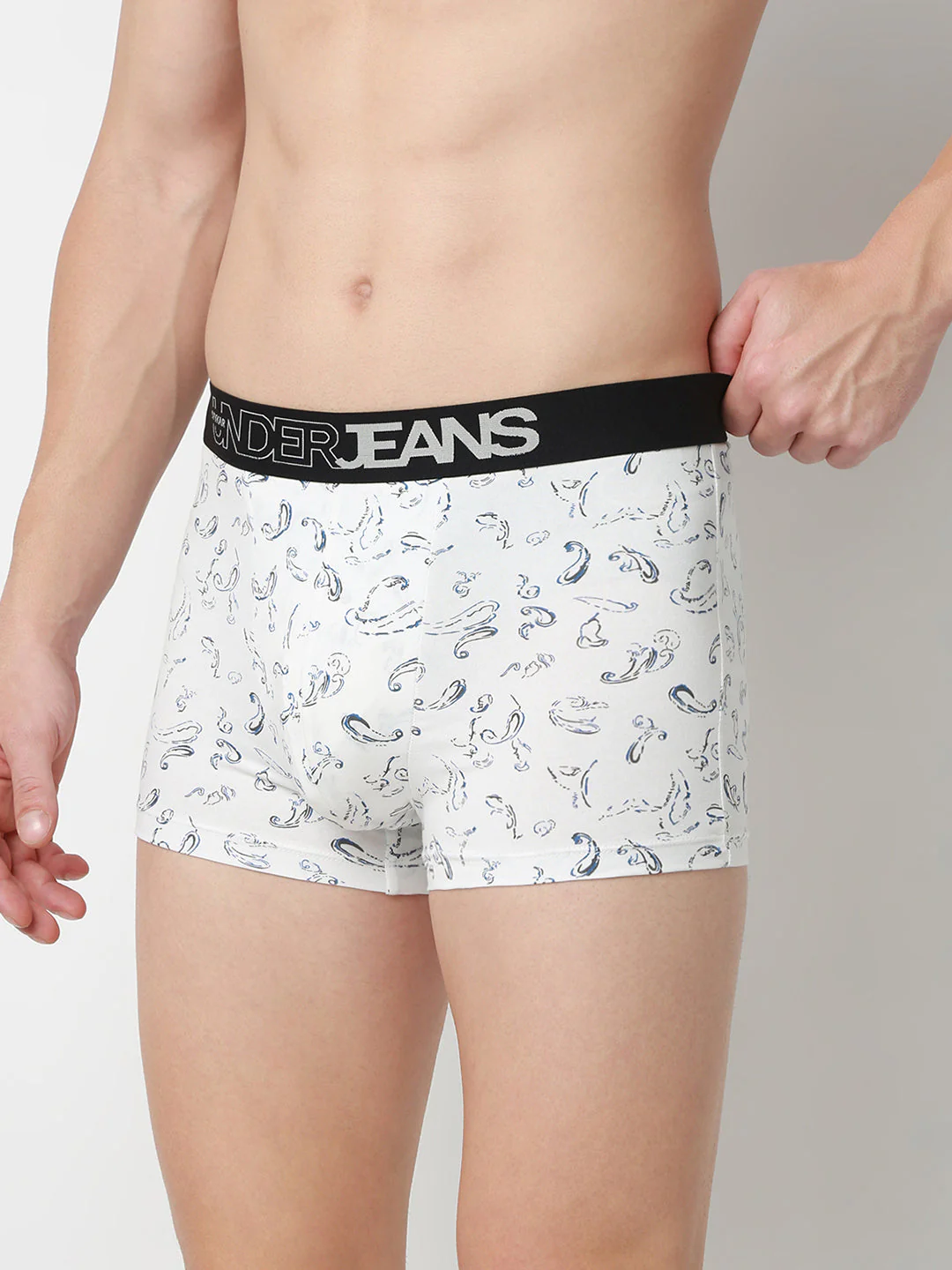 Underjeans Print White Trunk - Image 3