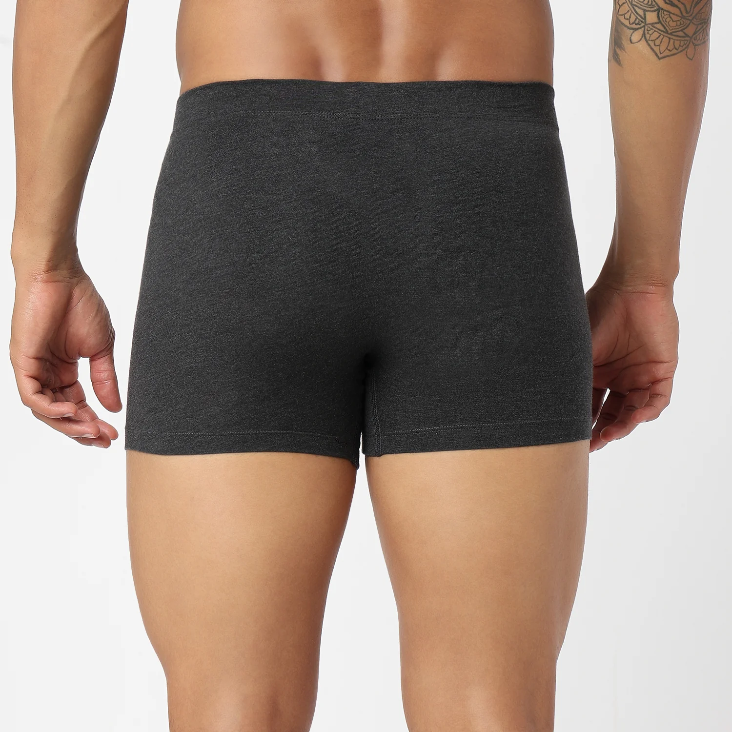 Underjeans Dark Grey Spandex Trunk - Image 4