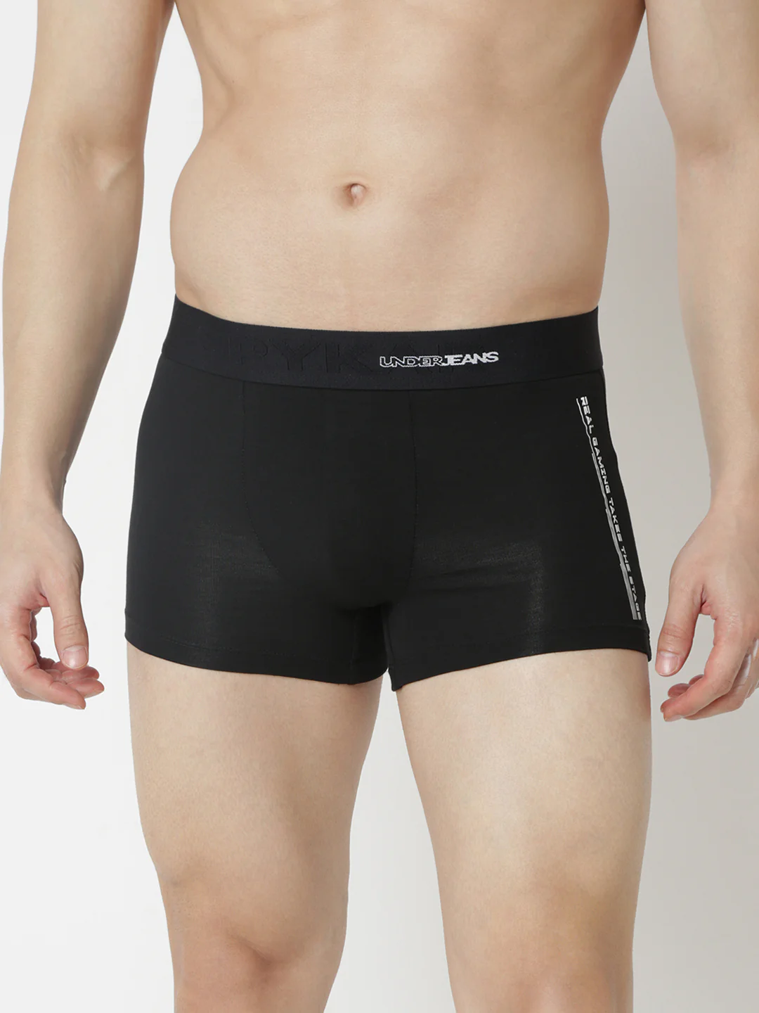 Underjeans Black Regular Fit Trunk - Image 2
