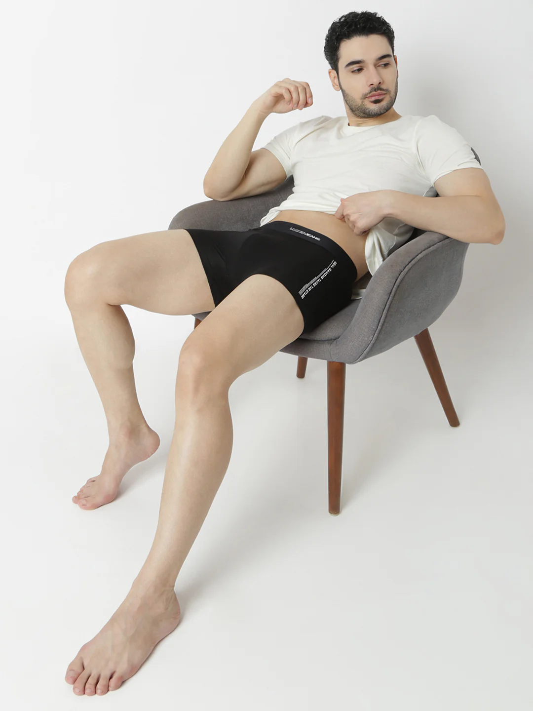 Underjeans Black Regular Fit Trunk - Image 6