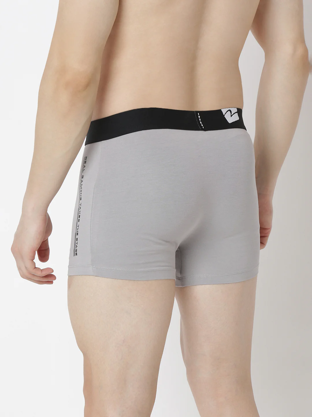 Underjeans Grey Regular Fit Trunk - Image 5