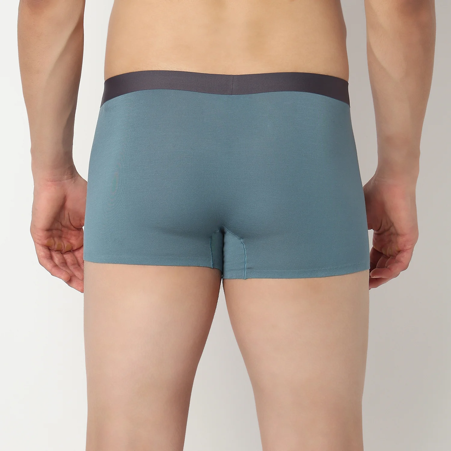Underjeans Green Regular Fit Ultrasoft Trunk - Image 4