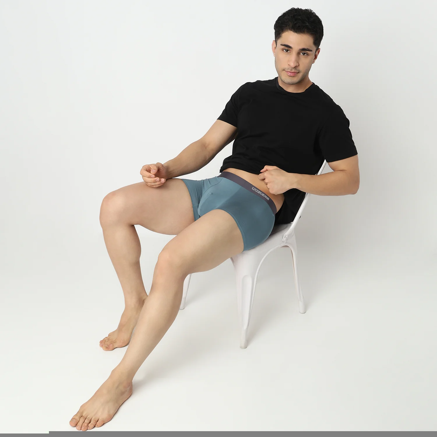 Underjeans Green Regular Fit Ultrasoft Trunk - Image 5