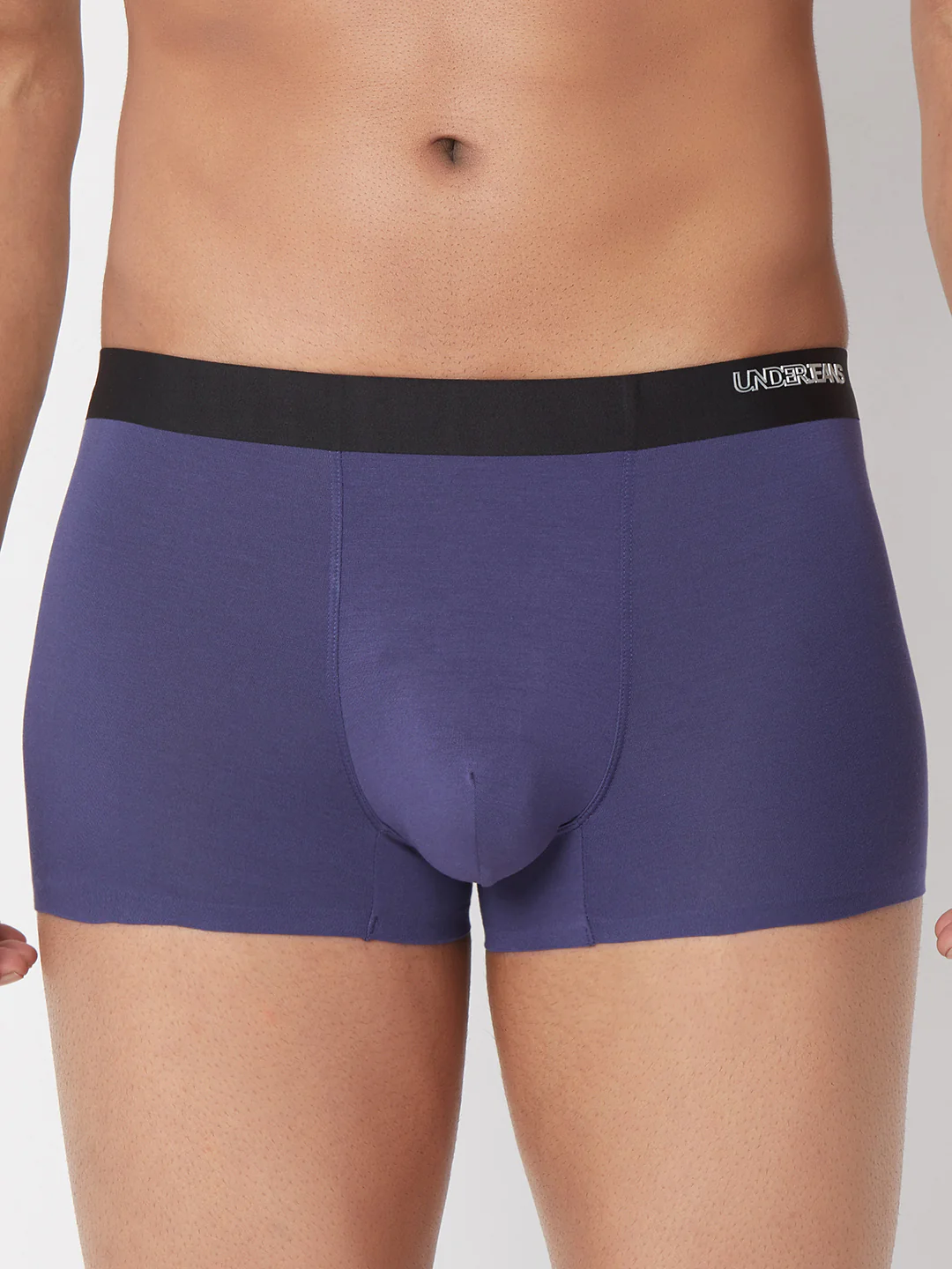 Underjeans Navy Solid Elastic Trunk - Image 3