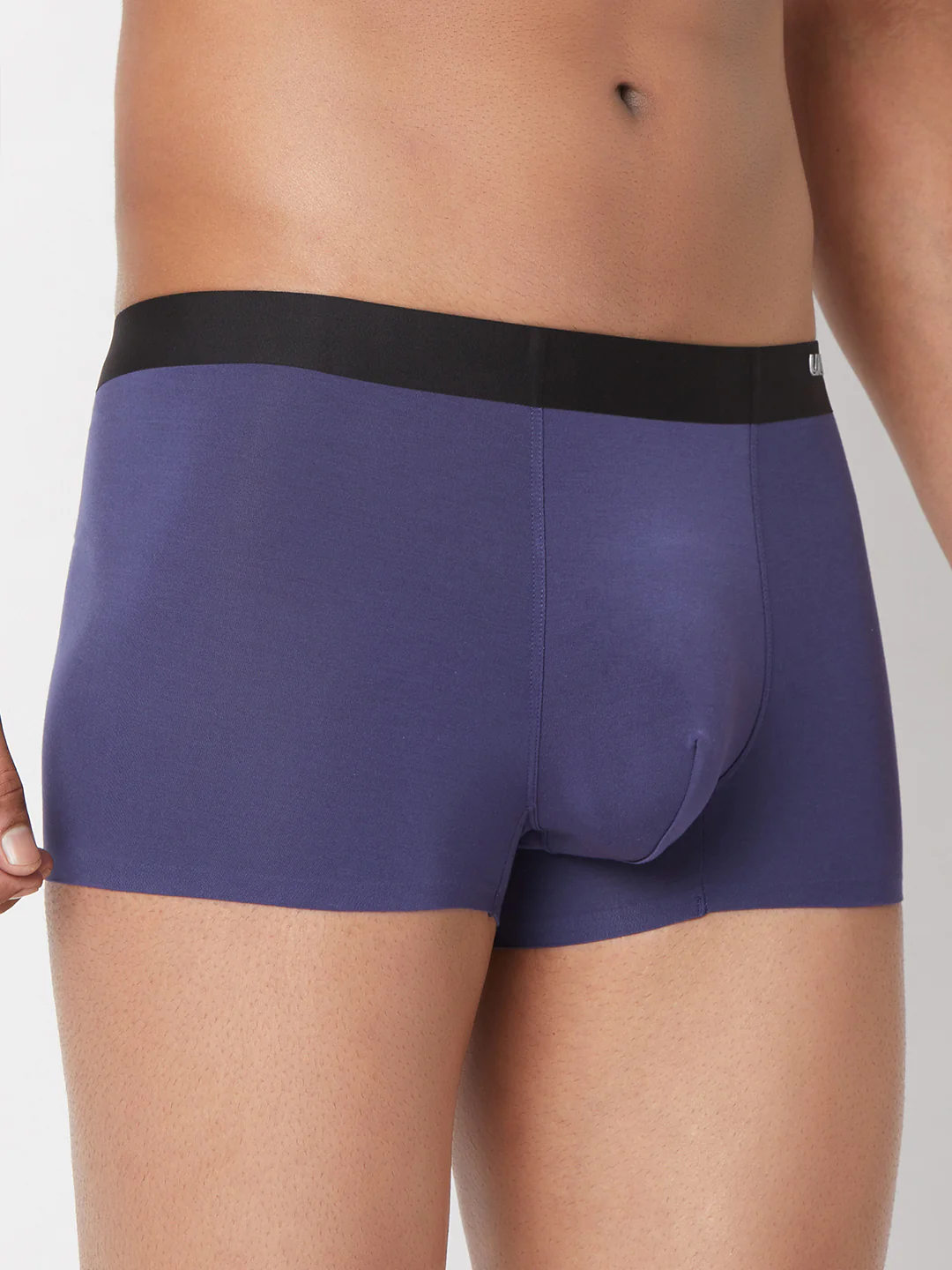 Underjeans Navy Solid Elastic Trunk - Image 4