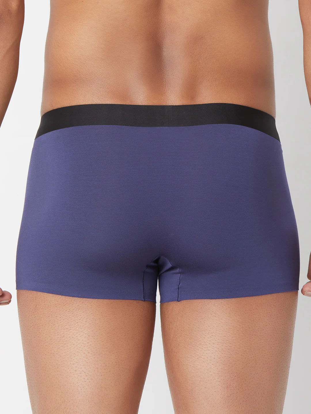 Underjeans Navy Solid Elastic Trunk - Image 5