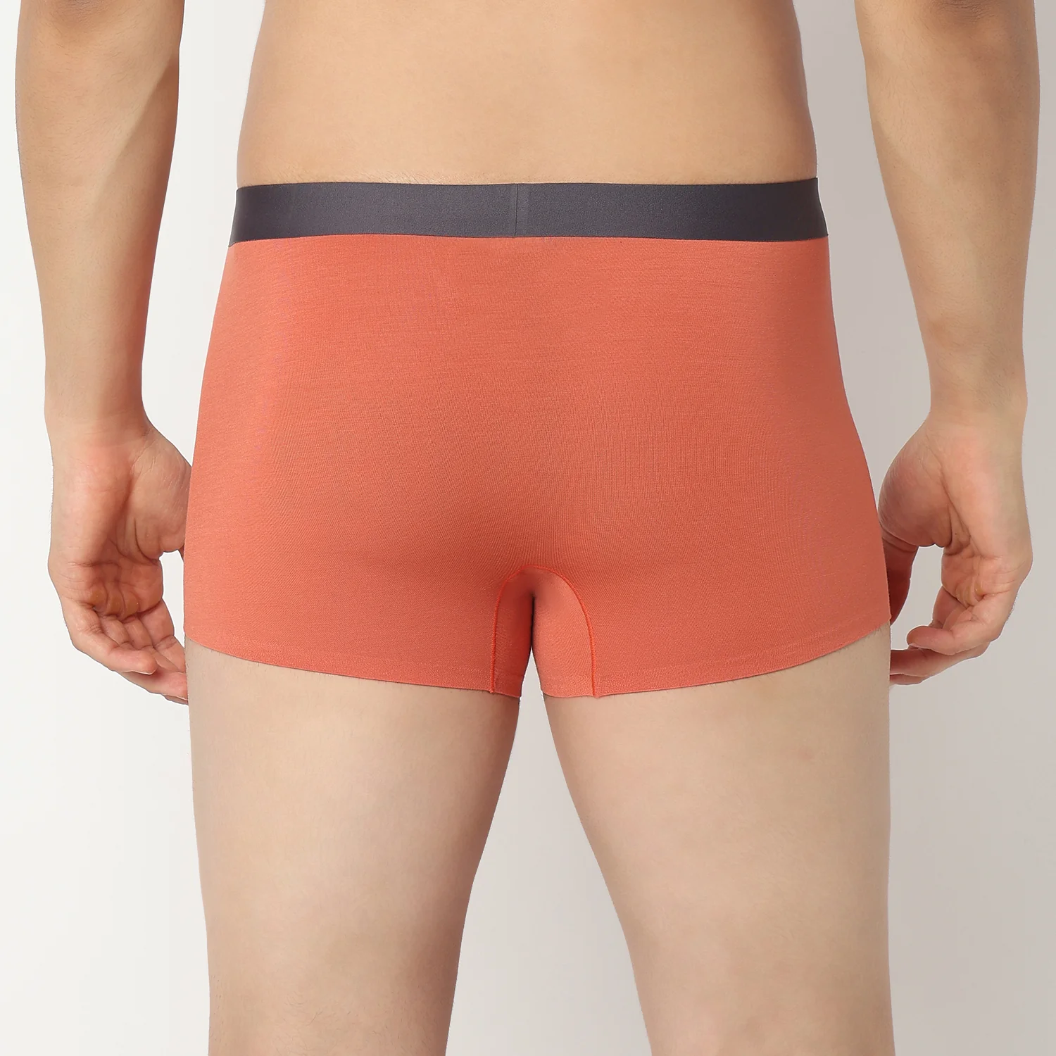 Underjeans Rust Orange Regular Fit Ultrasoft Trunk - Image 4