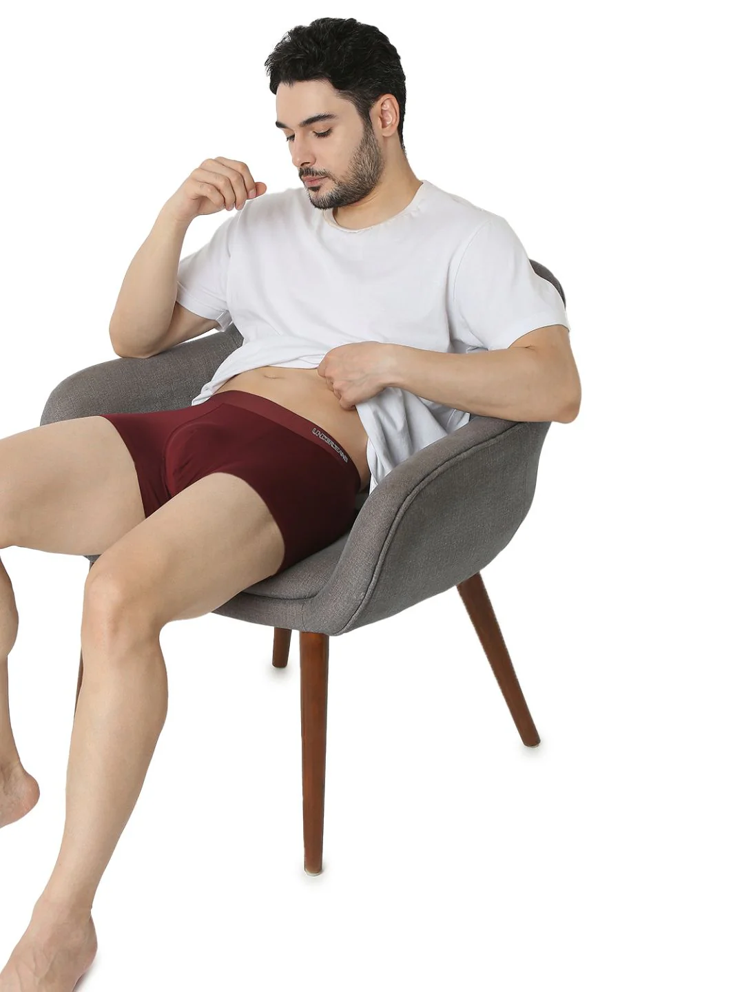 Underjeans Wine Regular Fit Trunk - Image 6