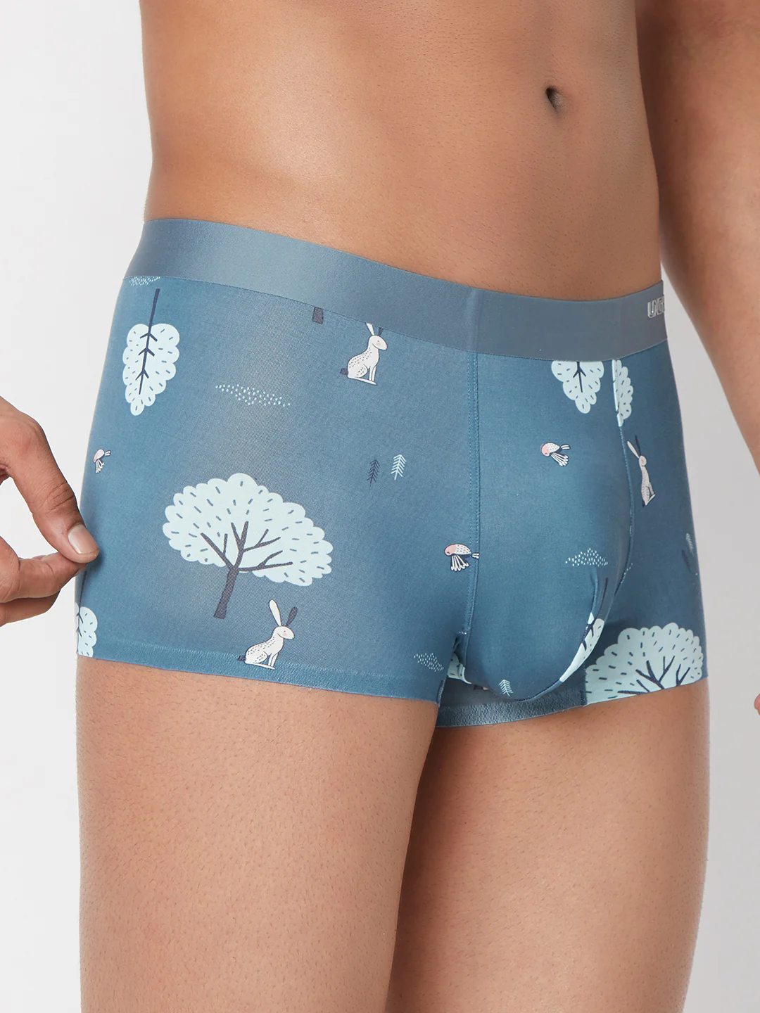 Underjeans Blue Print Elastic Trunk - Image 3