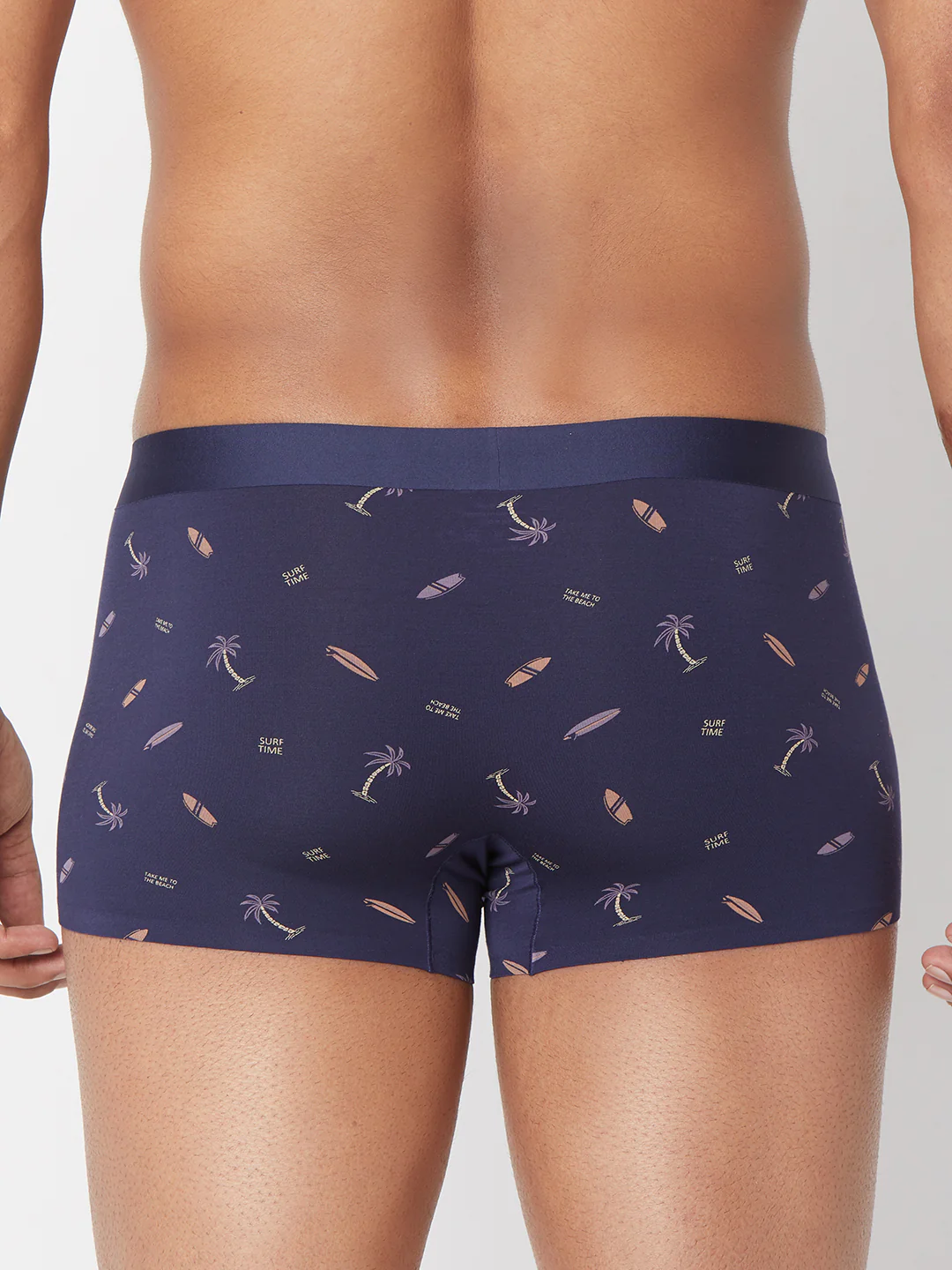 Underjeans Navy Print Elastic Trunk - Image 5
