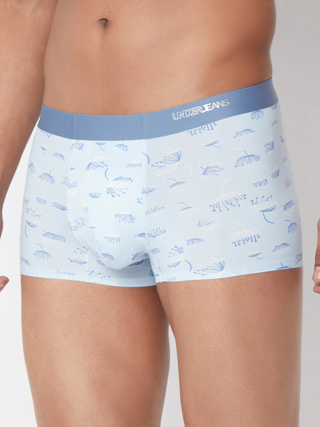 Underjeans Sky Blue Print Elastic Trunk - Image 3