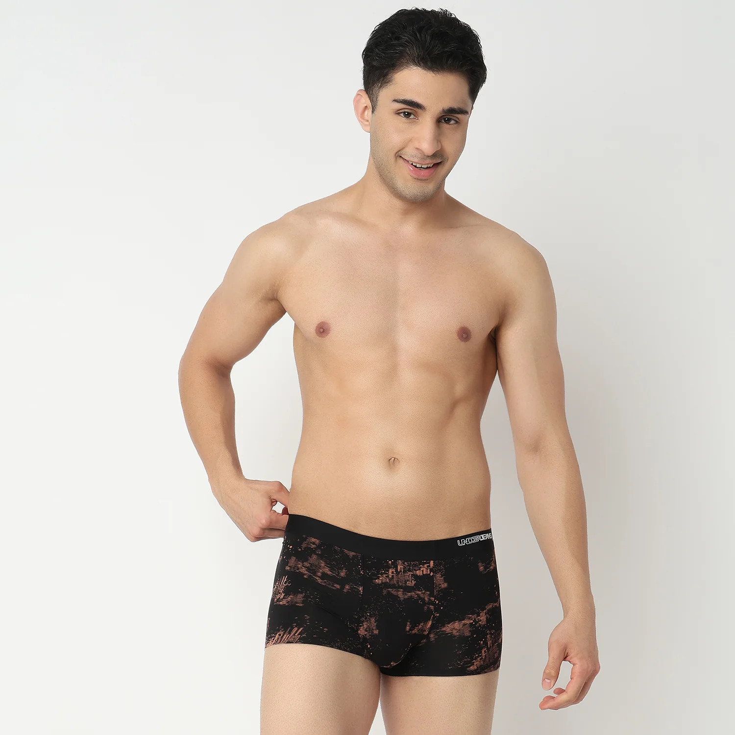 Underjeans Black Rust Regular Fit Ultrasoft Trunk