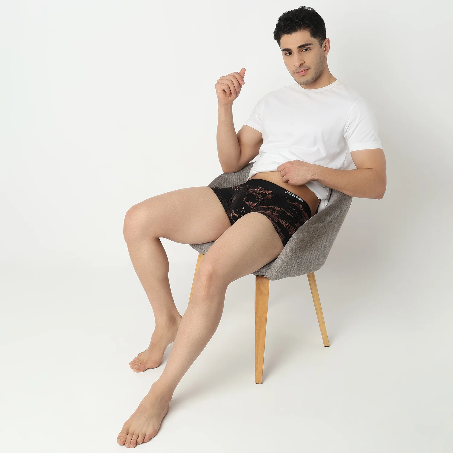 Underjeans Black Rust Regular Fit Ultrasoft Trunk - Image 4
