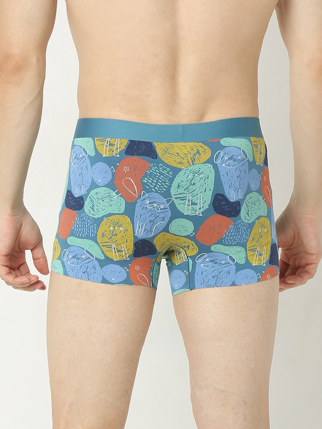 Underjeans Blue Print Elastic Trunk - Image 4