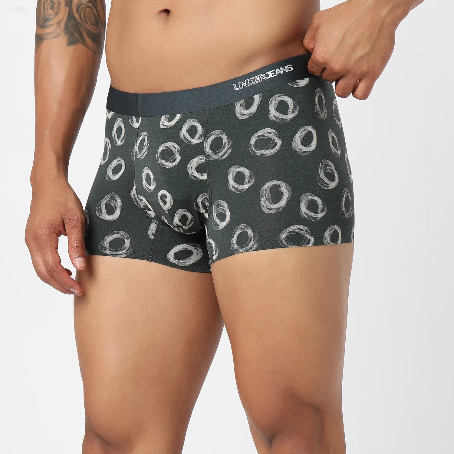 Underjeans Grey Modal Blend Trunk - Image 3