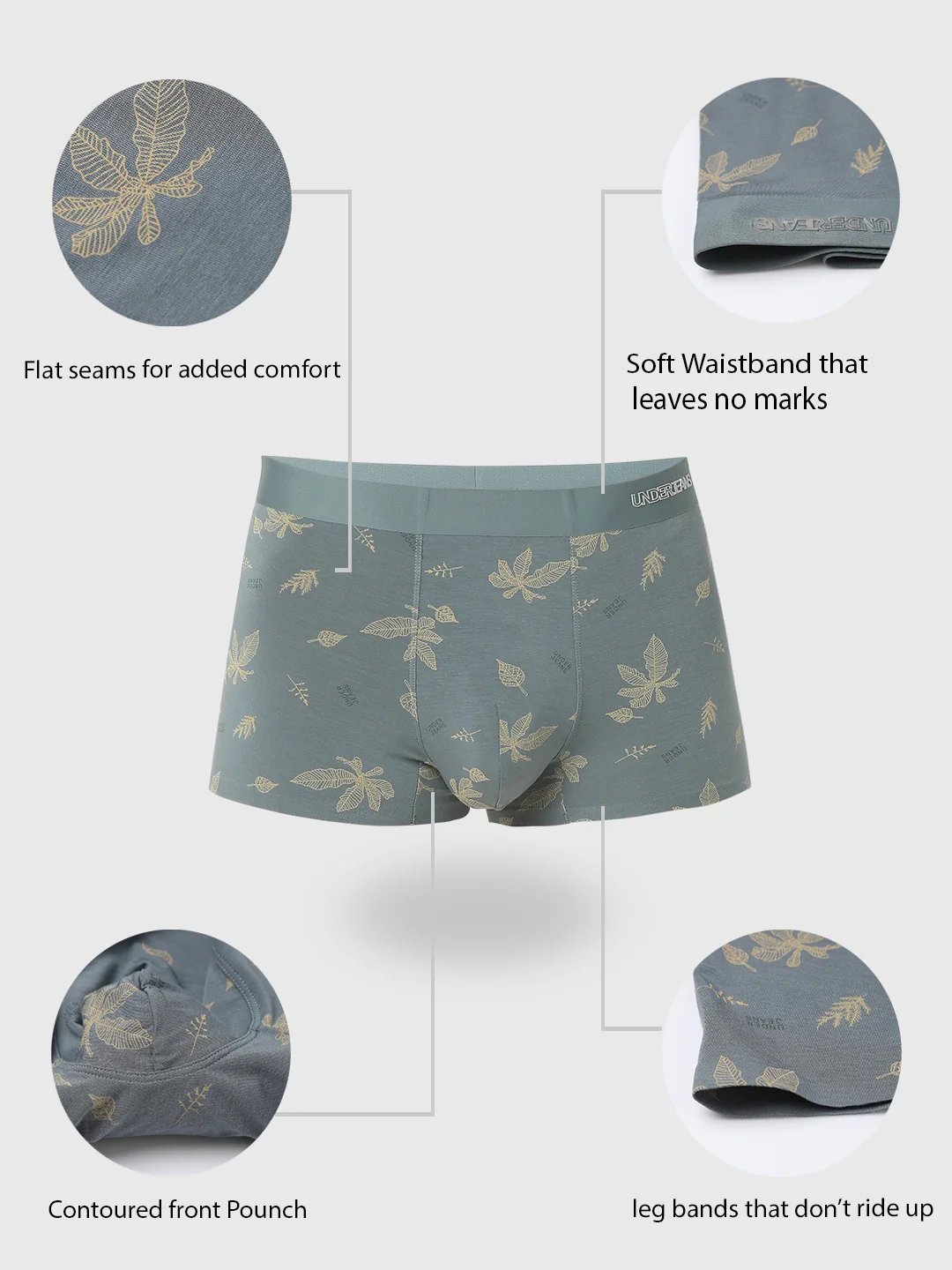 Underjeans Grey Elastic Trunk - Image 8