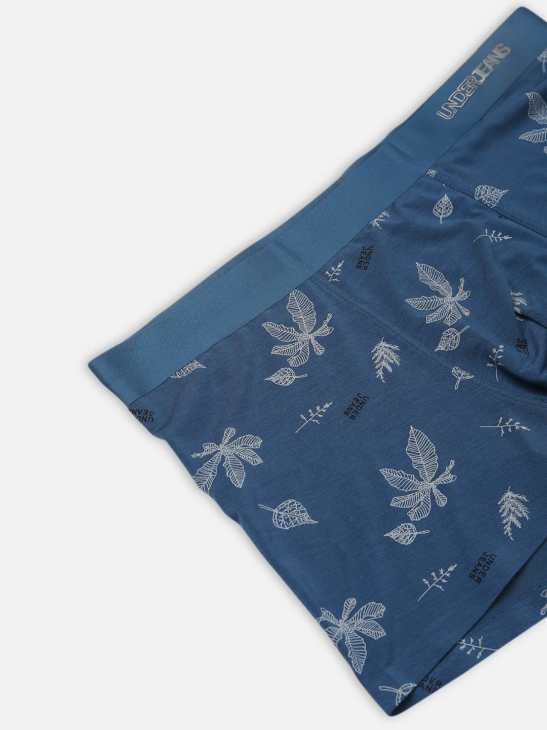 Underjeans Teal Blue Print Elastic Trunk - Image 9