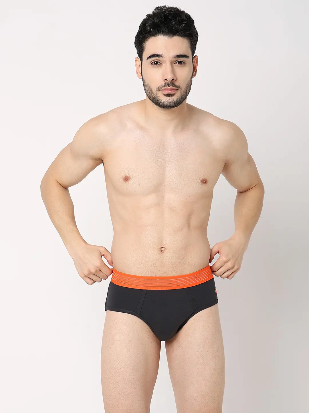 Underjeans Pack Of 2 Cotton Blend Regular Fit Briefs - Image 2