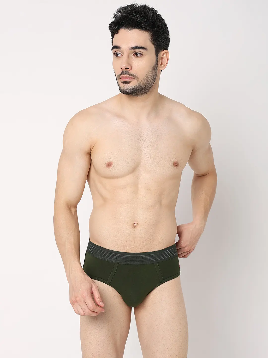 Underjeans Pack Of 2 Cotton Blend Regular Fit Briefs - Image 3
