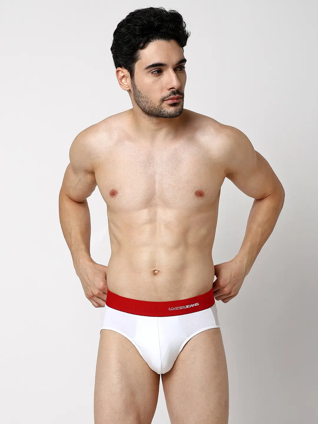 Underjeans Pack Of 2 Cotton Blend Regular Fit Briefs - Image 4