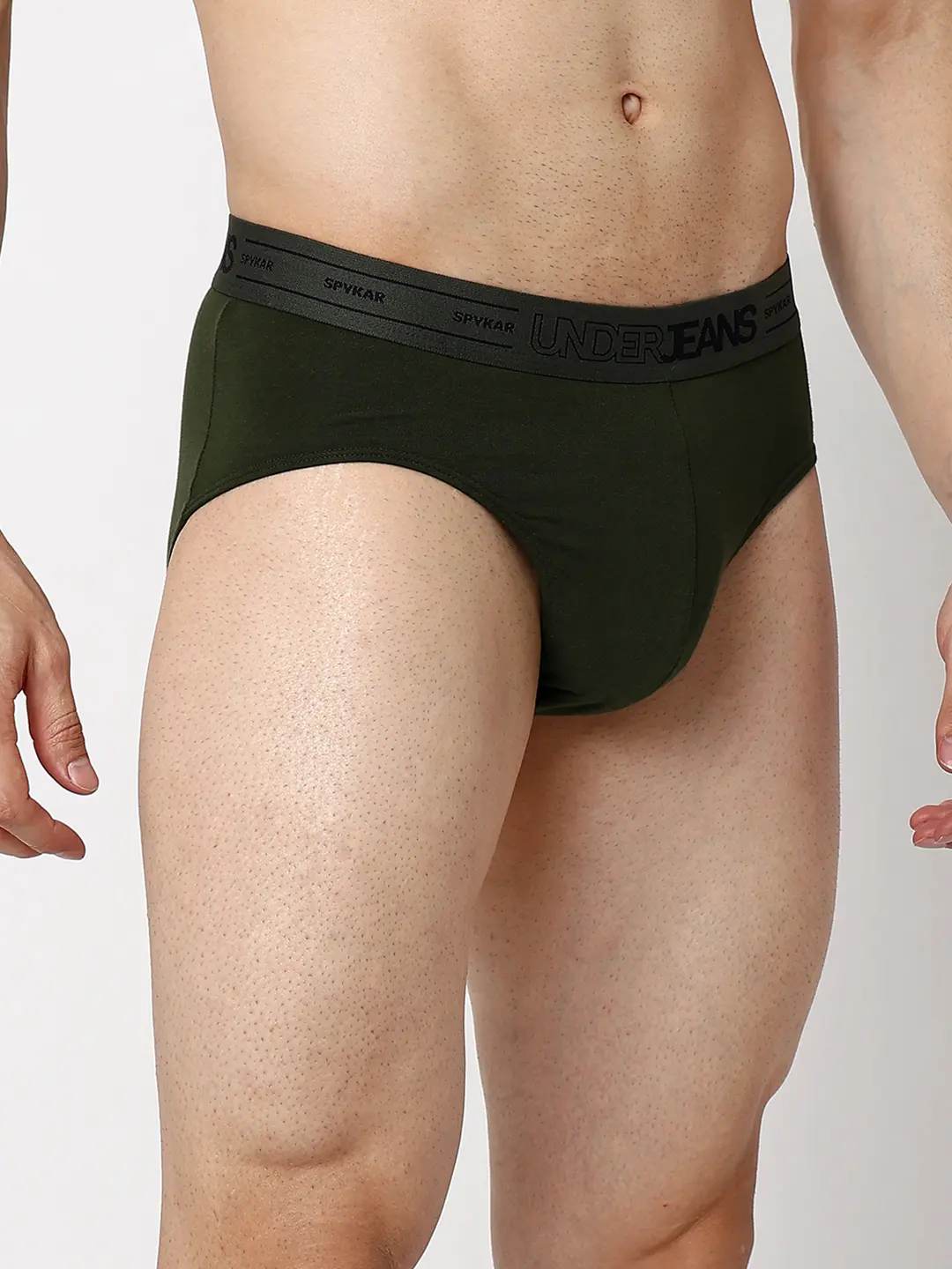 Underjeans Pack Of 2 Cotton Blend Regular Fit Briefs - Image 2
