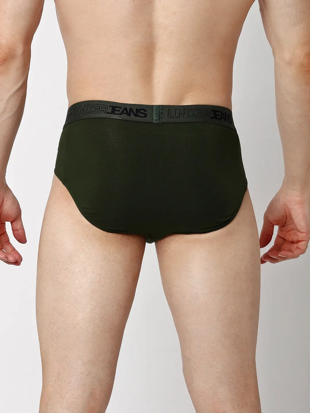 Underjeans Pack Of 2 Cotton Blend Regular Fit Briefs - Image 3