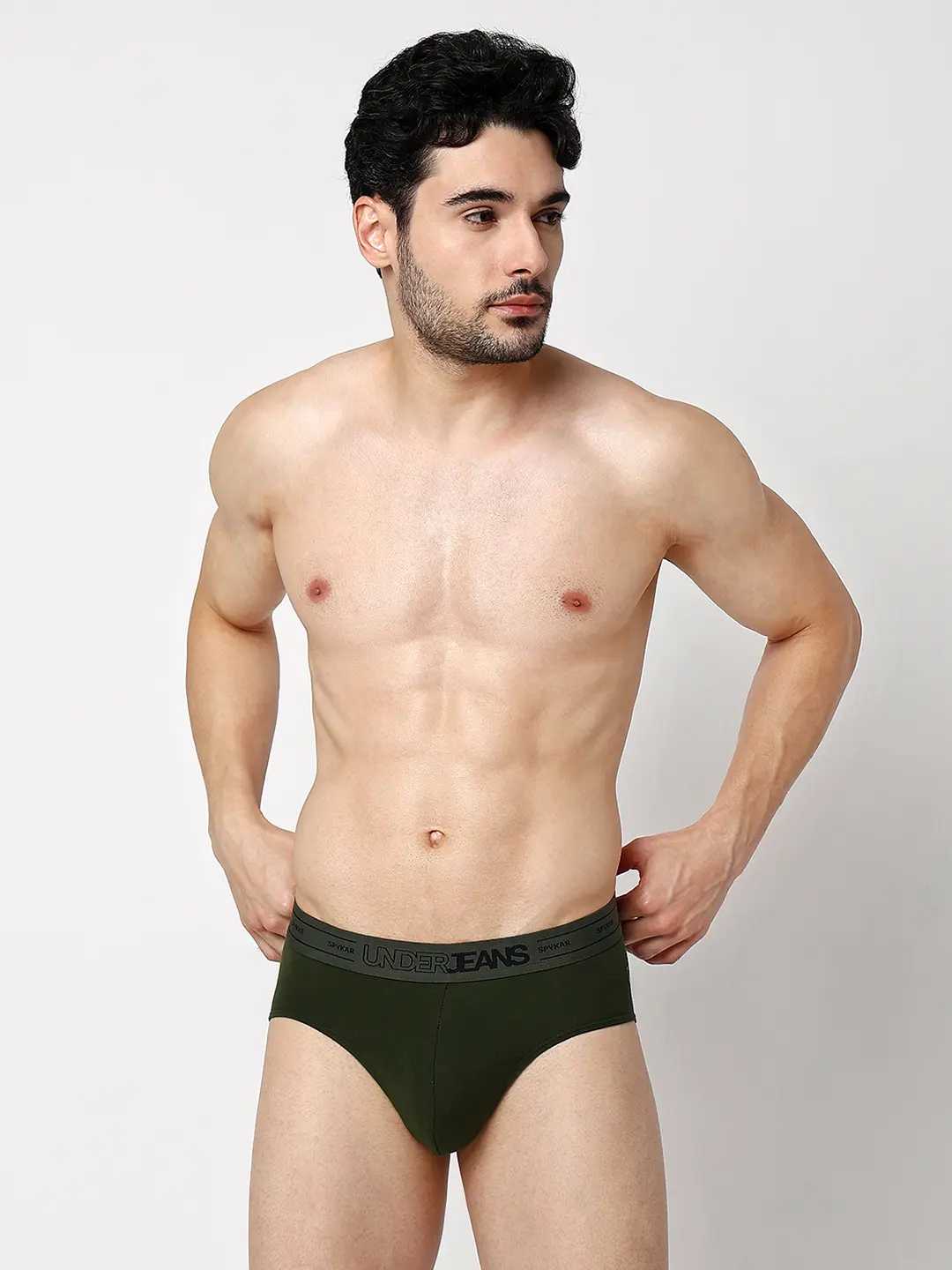 Underjeans Pack Of 2 Cotton Blend Regular Fit Briefs - Image 4