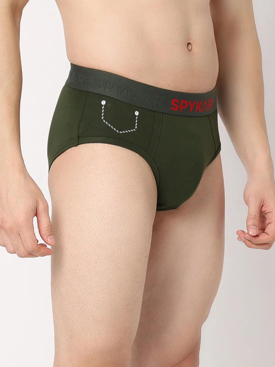 Underjeans Pack Of 2 Cotton Blend Regular Fit Briefs - Image 5