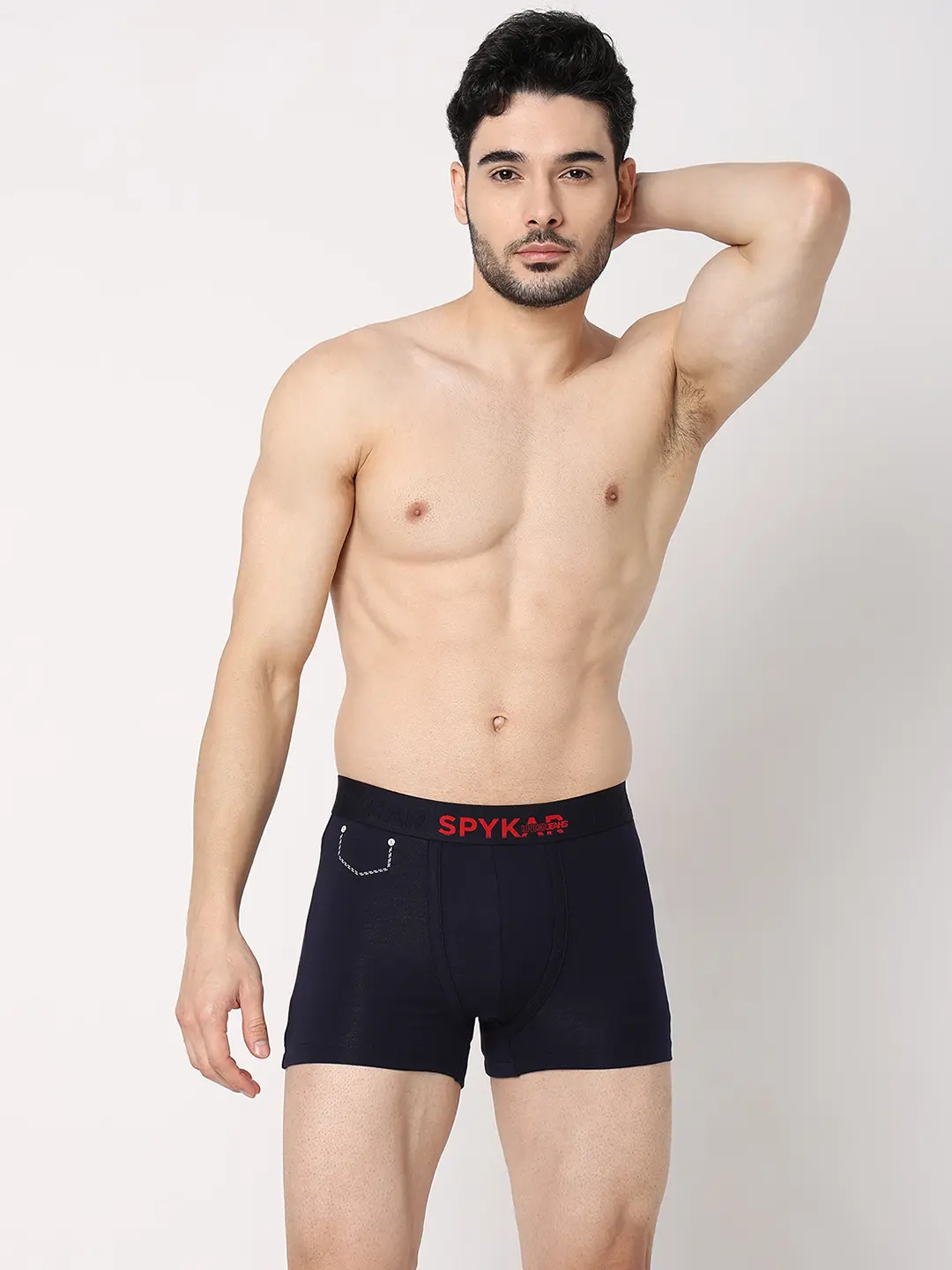 Underjeans Pack Of 2 Cotton Blend Regular Fit Trunks - Image 2
