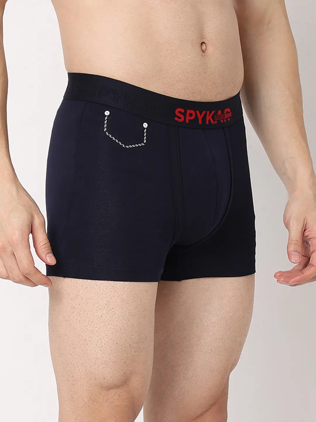 Underjeans Pack Of 2 Cotton Blend Regular Fit Trunks - Image 4
