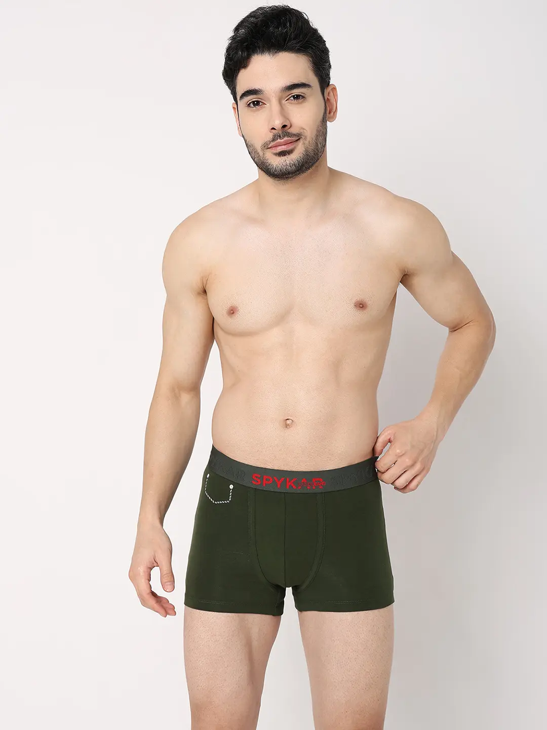 Underjeans Pack Of 2 Cotton Blend Regular Fit Trunks - Image 8