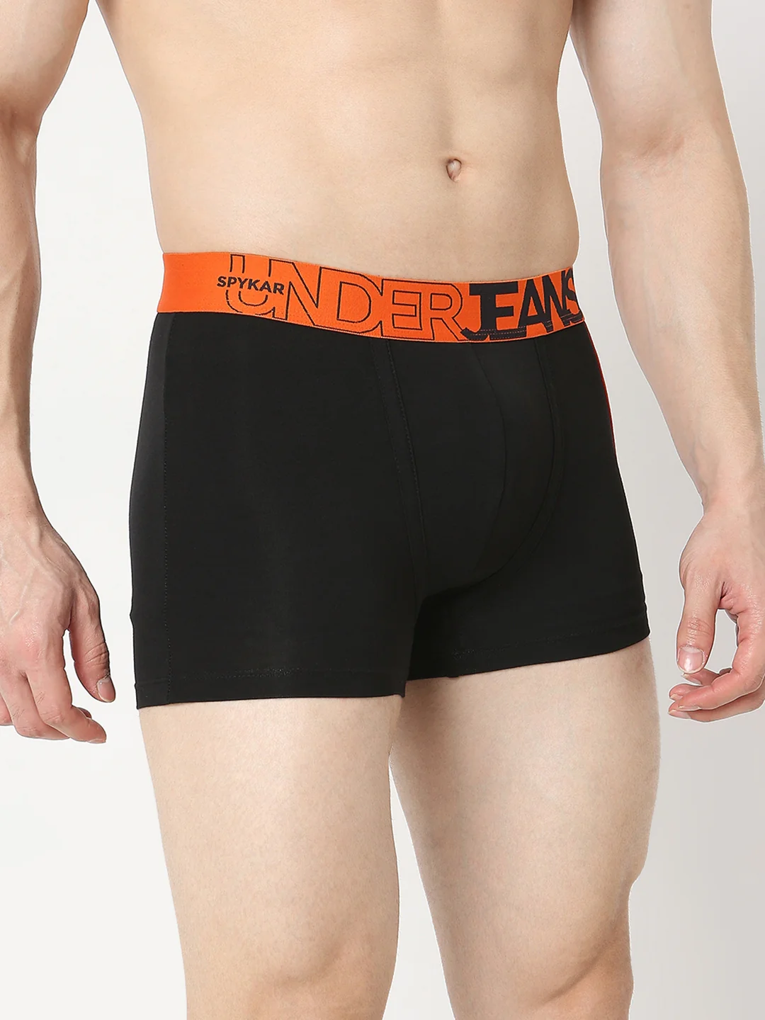 Underjeans Pack Of 2 Black & White Trunks - Image 5