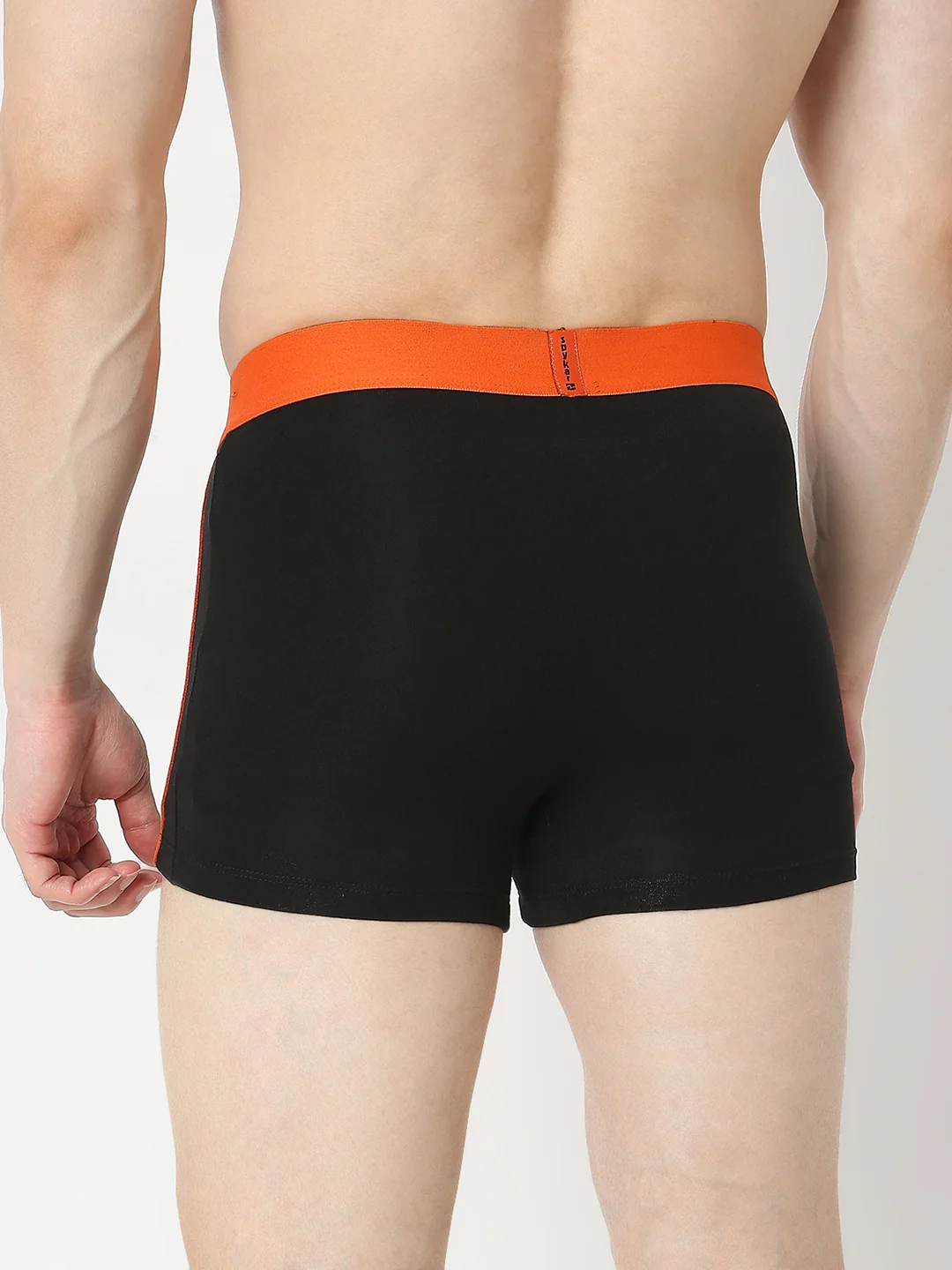 Underjeans Pack Of 2 Black & White Trunks - Image 6