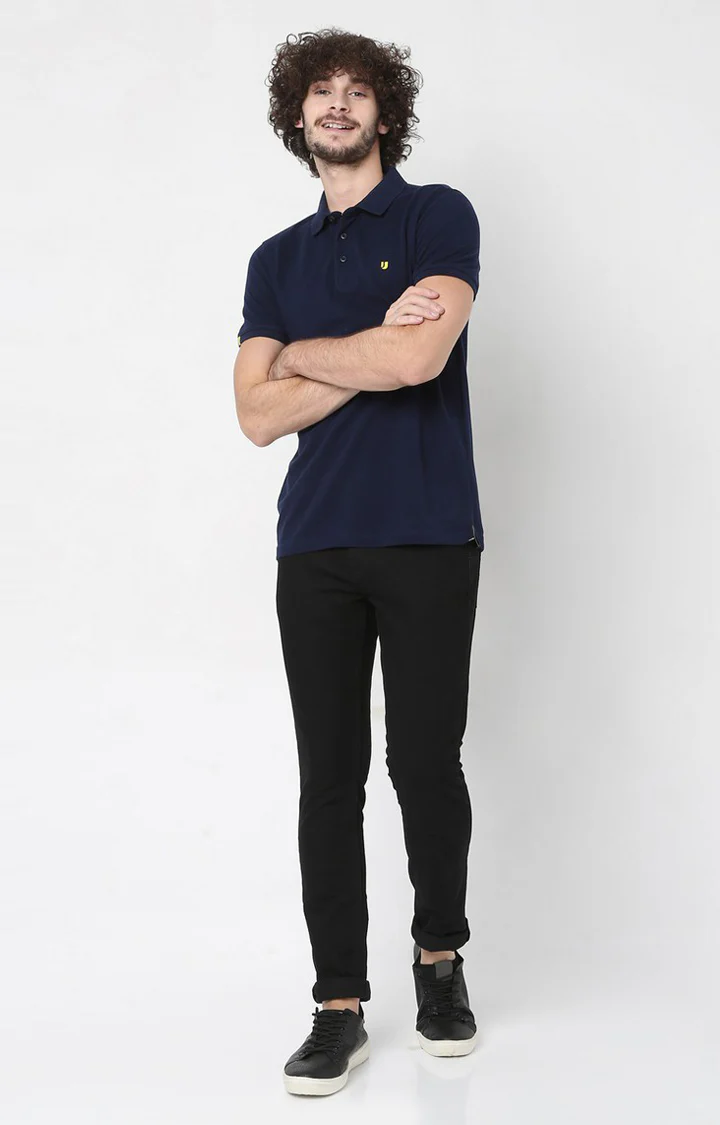 Underjeans T-Shirt Blue Regular Fit - Image 2