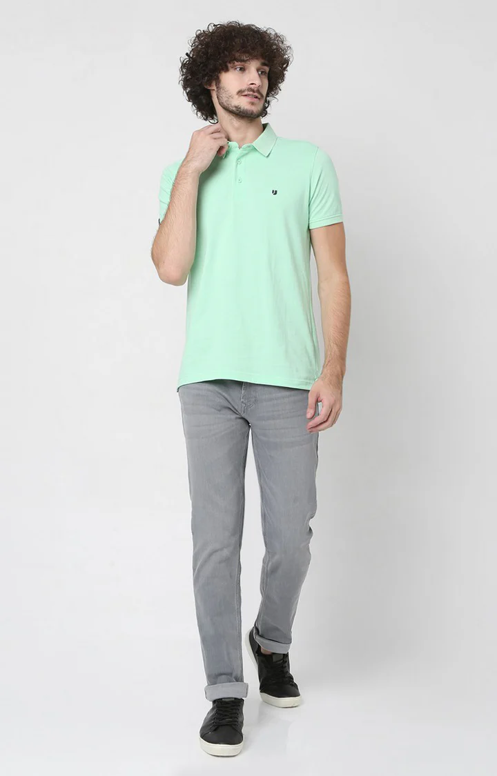Underjeans T-Shirt Green Regular Fit - Image 2